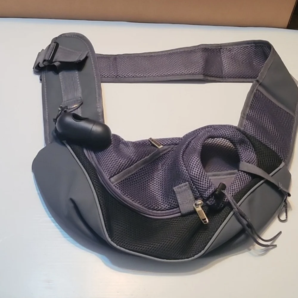 Pet Carrier Sling for Dogs - Gray